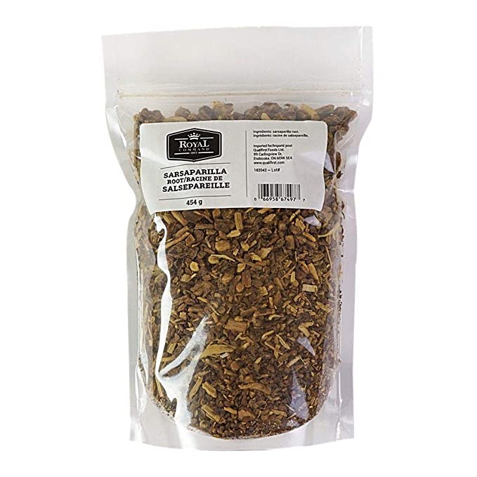  Royal Command Indian Sarsaparilla Root - 454g (1lb) | Hemidesmus Indicus, Tastes Like Root Beer, Make Sarsaparilla Tea, Add to Drinks to Improve Flavour  - 066958674977