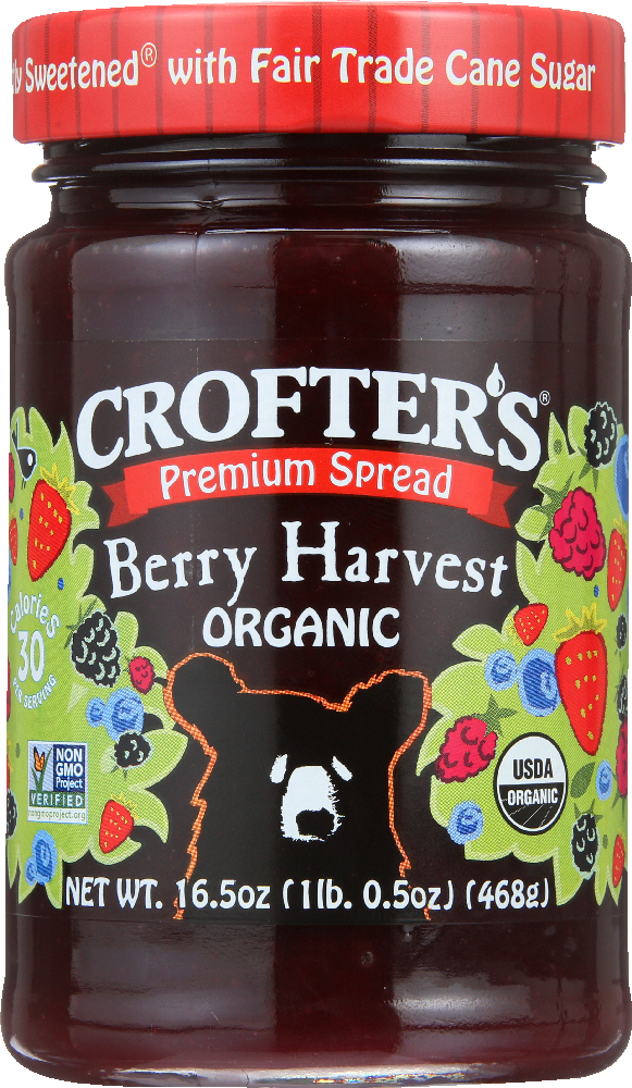 CROFTERS: Berry Harvest Fruit Spread, 16.5 oz - 0067275006557
