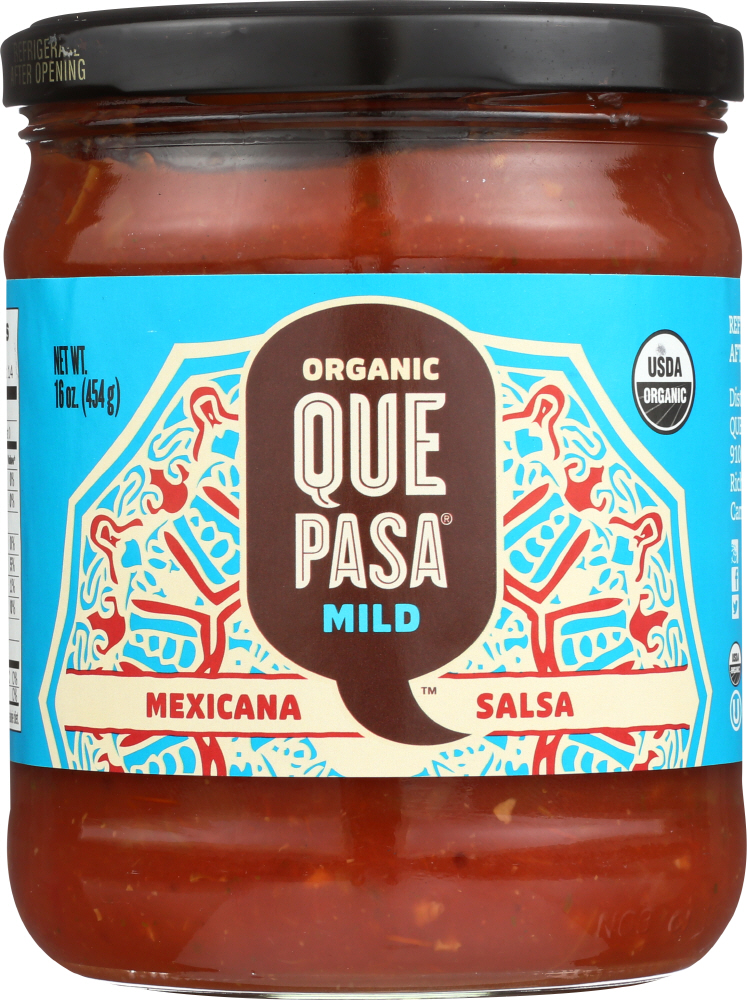 QUE PASA: Mexicana Mild Salsa, 16 oz - 0068826200035