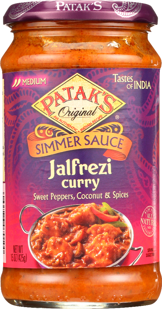 PATAKS: Cooking Sauce Jalfrezi, 15 oz - 0069276070100