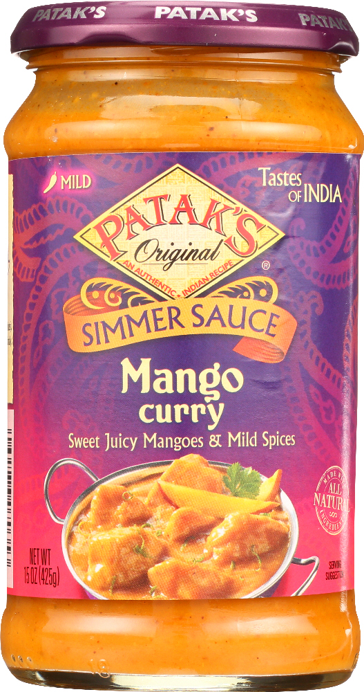 PATAKS: Sauce Mango Glass, 15 oz - 0069276070353