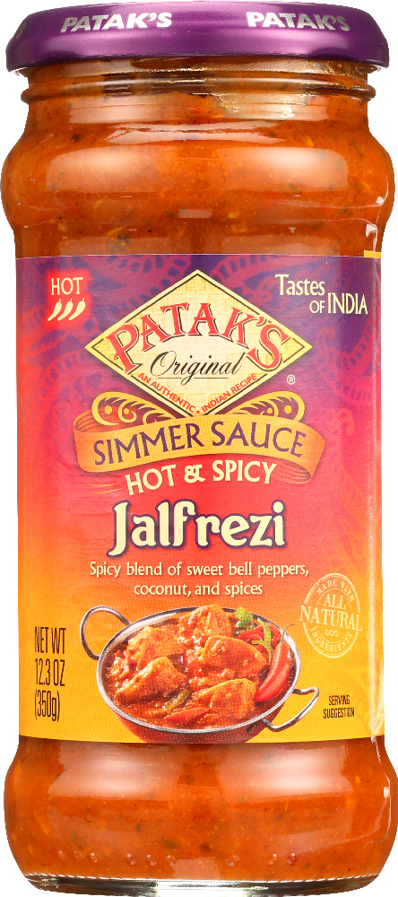 PATAKS: Jalfrezi Hot & Spicy, 12.3 oz - 0069276700694