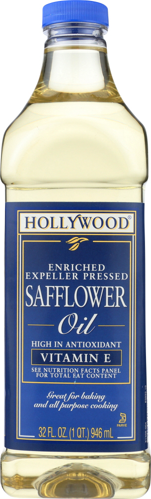 HOLLYWOOD: Safflower Oil, 32 oz - 0070005113227