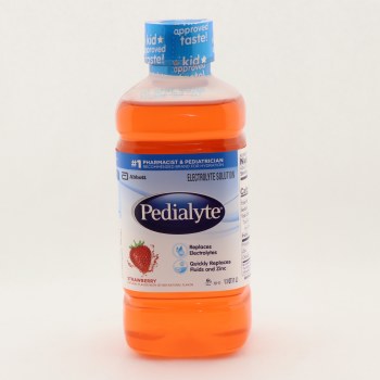 Pedialyte Strawberry 1/33.8 Oz (1L) Bottle - 00070074539843
