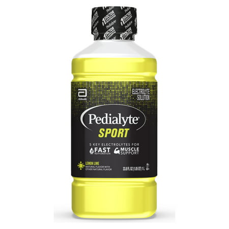 Pedialyte Sport Electrolyte Drink, Lime 33.8 Fl Oz (Pack of 4) (B08H5XR7F8) - 070074678382