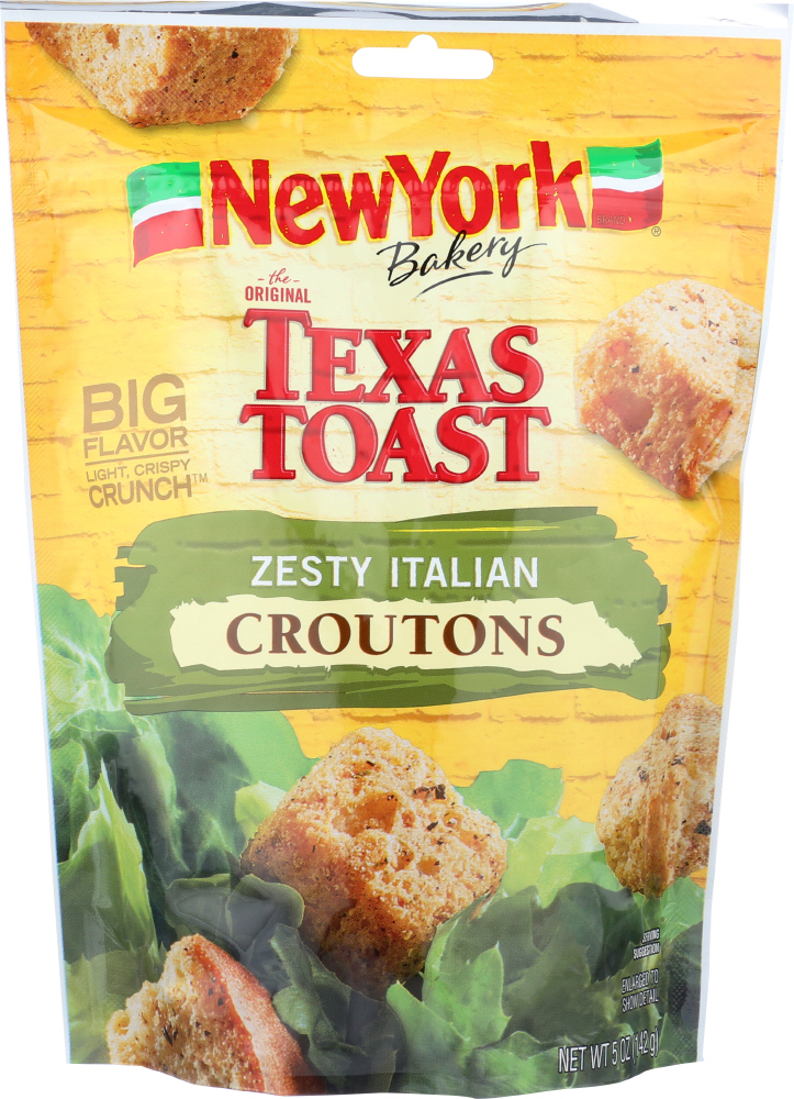 Zesty Italian Croutons Texas Toast, Zesty Italian - 070200011304