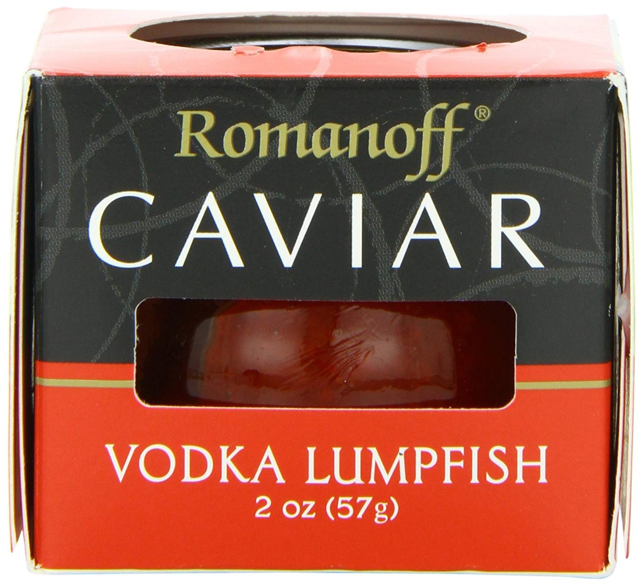 ROMANOFF: Red Vodka Lumpfish Caviar, 2 oz - 0070200230071