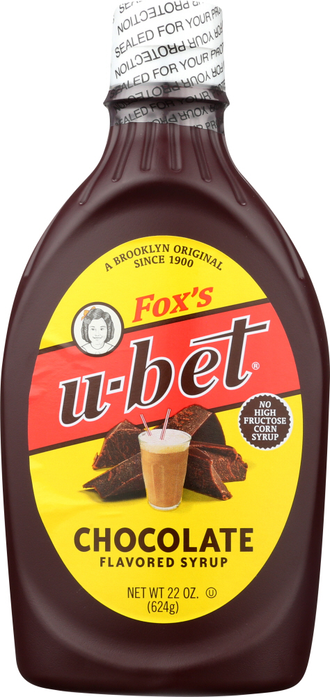  Fox's u-bet 22-Oz. Original Chocolate Syrup  - 070216240019