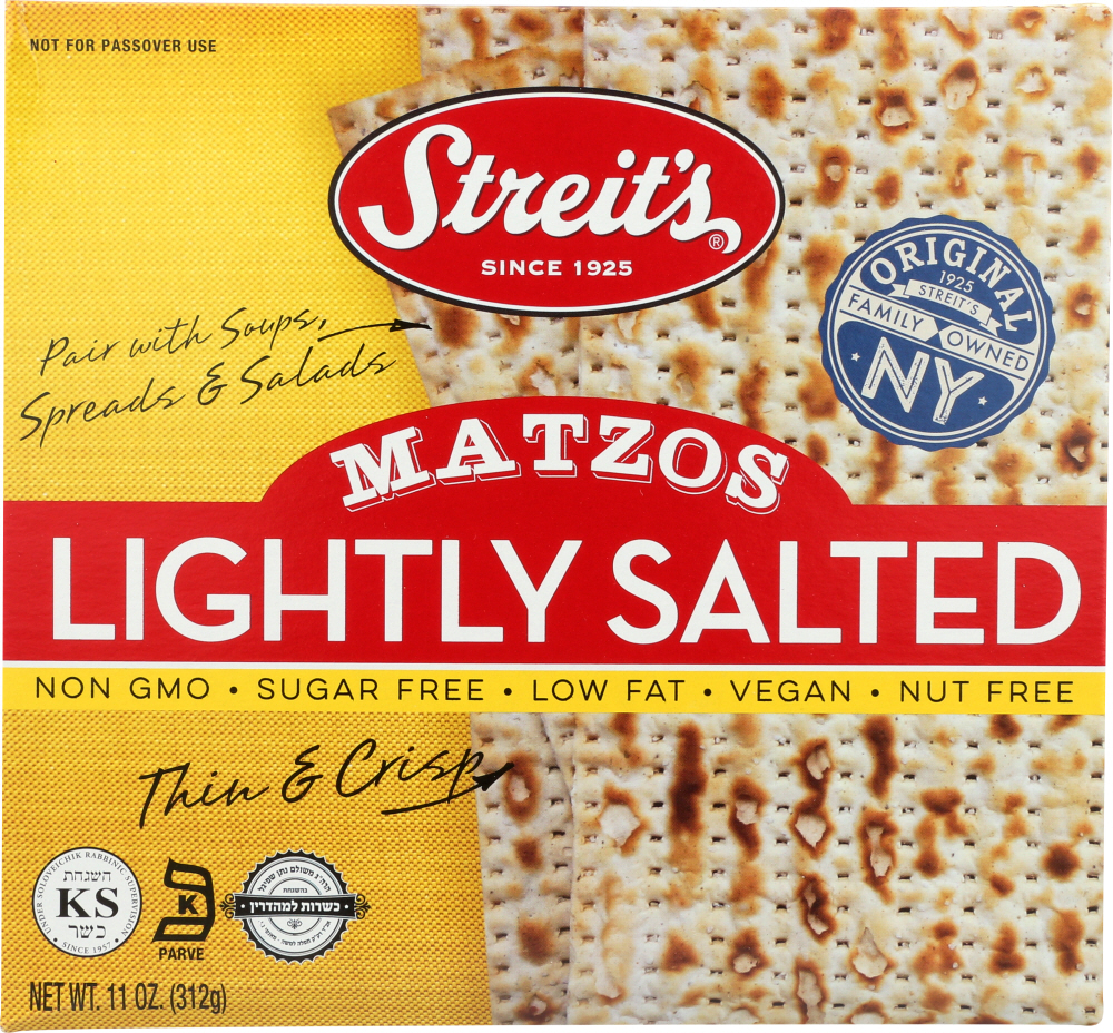 Streit'S, Matzos, Lightly Salted - 070227500010