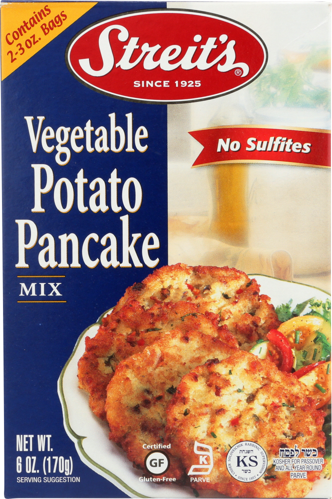  Streit's Vegetable Potato Pancake, 6-Ounce Units (Pack of 12)  - 070227500522