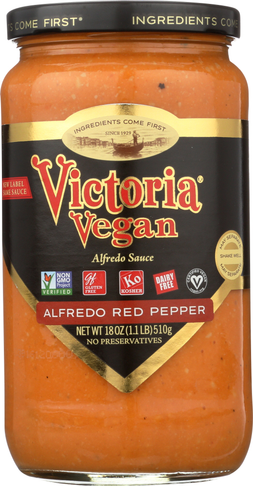 Roasted Pepper Vegan Alfredo Sauce - 070234017921