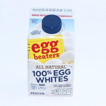 EGG BEATERS 100% Egg Whites, All-Natural Egg Whites, 16 oz., 16 OZ - 0070272002132
