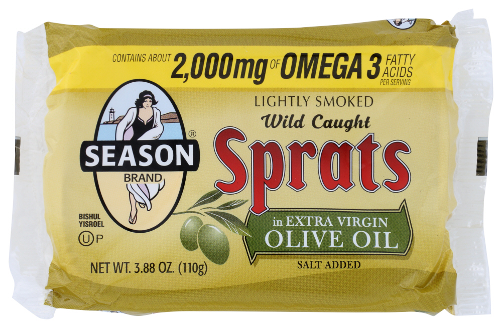 SEASON: Sprats in Olive Oil, 3.75 Oz - 0070303022399