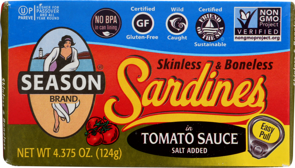Skinless & Boneless Sardines In Tomato Sauce - 070303023167