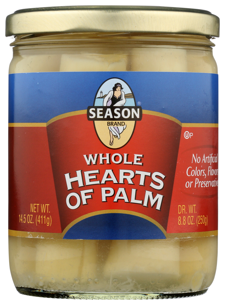 SEASONS: Heart of Palm Whole All Natural, 14.5 oz - 0070303040317