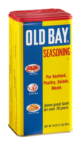OLD BAY: Seasoning For Seafoods Poultry Salads Meats, 16 oz - 0070328820468