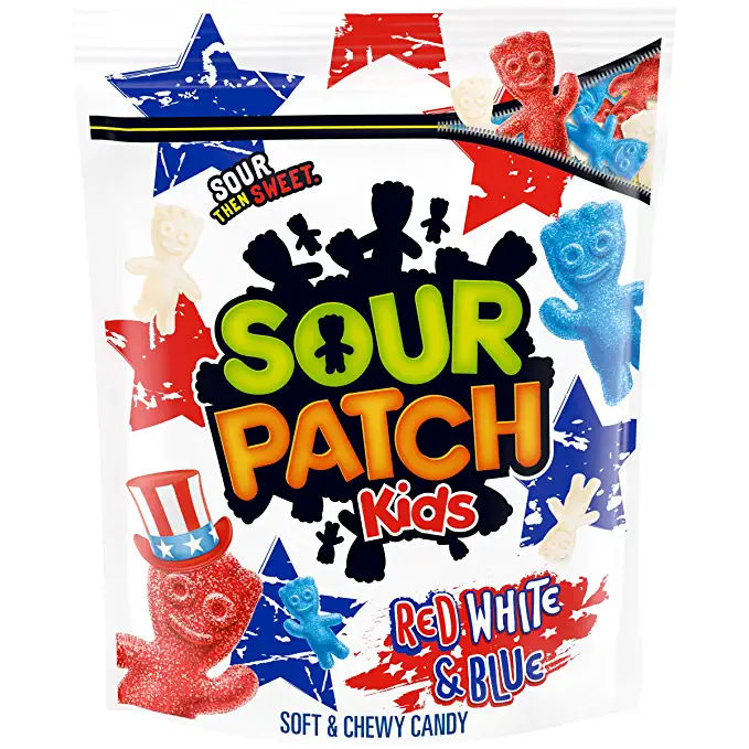 Soft & Chewy Candy, Red White & Blue - 070462004182