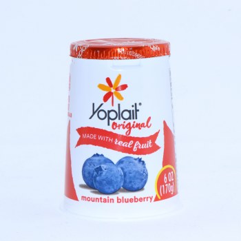 Yoplait Original Mountain Blueberry Low Fat Yogurt - 0070470003023