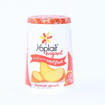 Yoplait Original Harvest Peach Low Fat Yogurt - 0070470003078