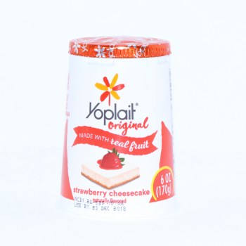 Yoplait Original Strawberry Cheesecake Low Fat Yogurt - 0070470003252