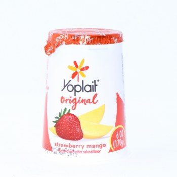 Yoplait Original Strawberry Mango Low Fat Yogurt - 0070470003290