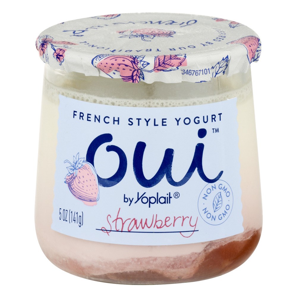 Oui By Yoplait Strawberry French Style Yogurt - 00070470496474