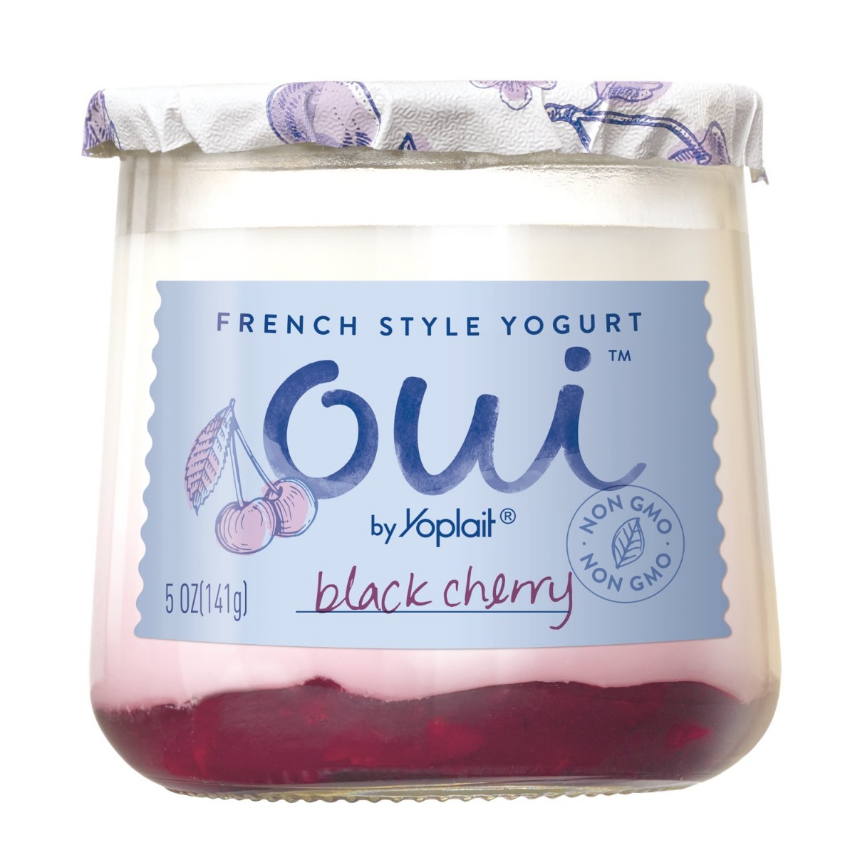 YOPLAIT: Oui French Style Yogurt Black Cherry, 5 oz - 0070470496542