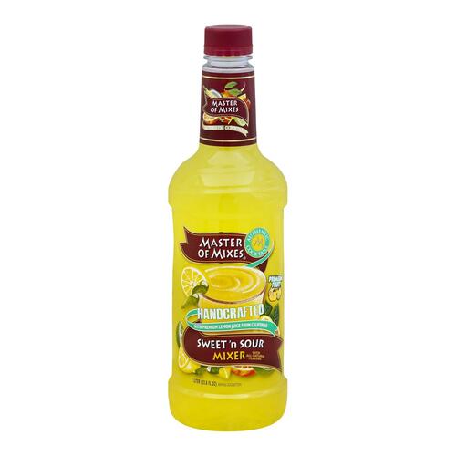 Master Of Mixes Premium Lemon Juice - Case Of 12 - 33.8 Fz - 070491212329