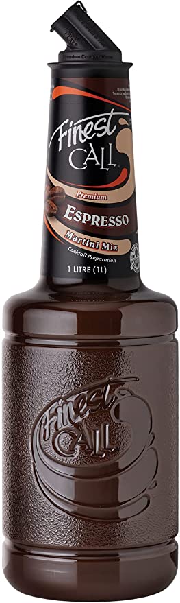  Finest Call Premium Espresso Martini Drink Mix, 1 Liter Bottle (33.8 Fl Oz), Individually Boxed  - 070491565043