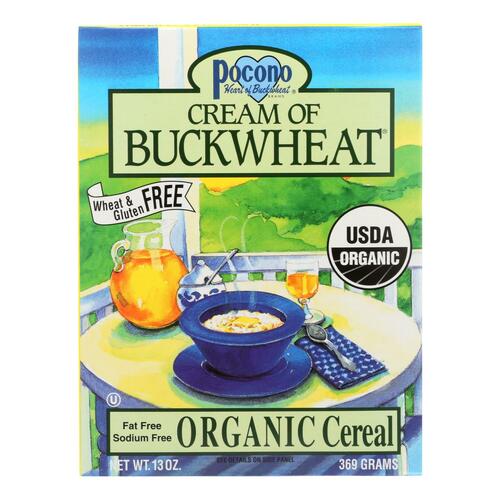 Pocono Organic Cream of Buckwheat Cereal (3x13 oz.) - 070577000505