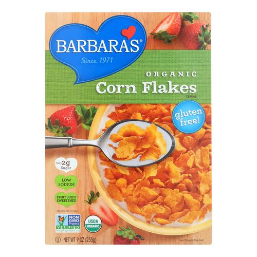 BARBARA’S BAKERY: Organic Corn Flakes, 9 Oz - 0070617000557