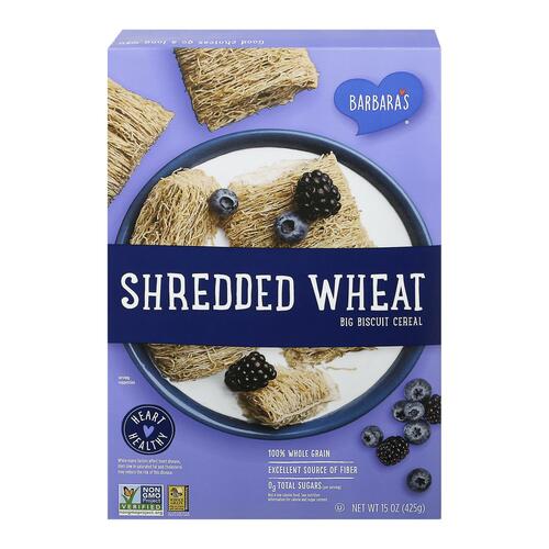 Barbara's Bakery - Shredded Wheat - Case Of 12-15 Oz - 070617344897