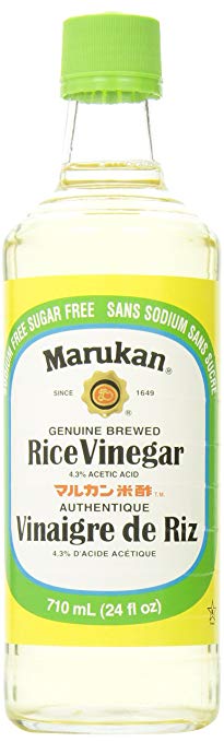 MARUKAN: Genuine Brewed Rice Vinegar, 24 fo - 0070641000059