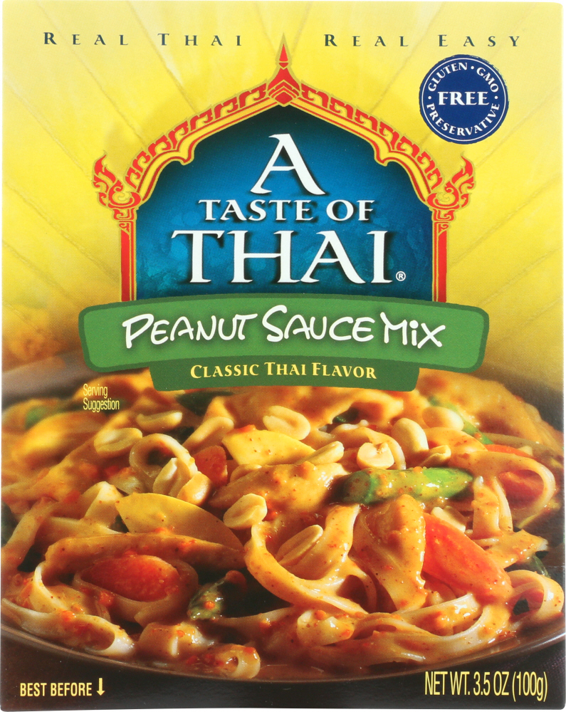 TASTE OF THAI: Peanut Sauce Mix, 3.5 oz - 0070650800046