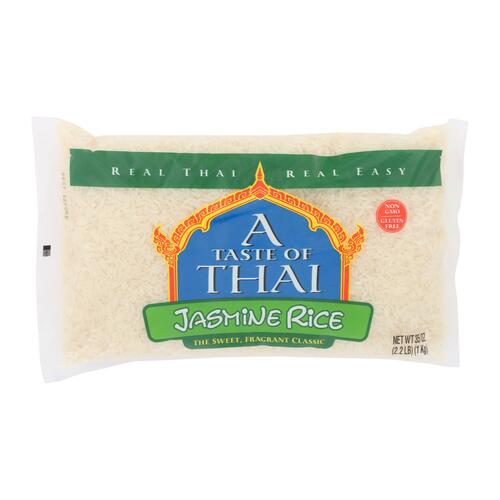 A Taste Of Thai Jasmine Rice - Case Of 12 - 35 Oz - 070650800619