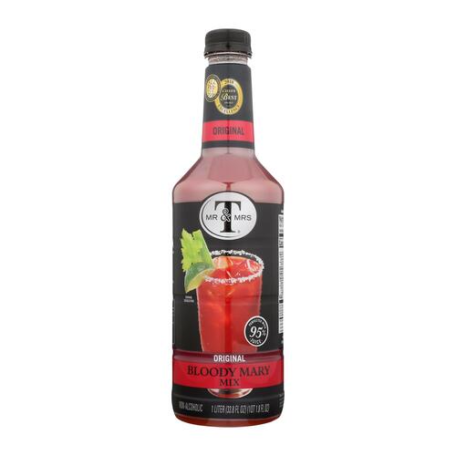 Mr And Mrs T Bloody Mary Mix - Case Of 6 - 33.8 Fz - 0070655901304