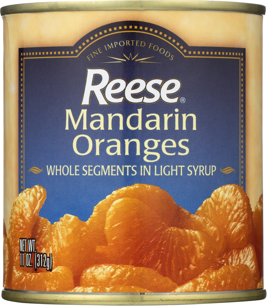 REESE: Mandarin Oranges Whole Segments In Light Syrup, 11 oz - 0070670001430