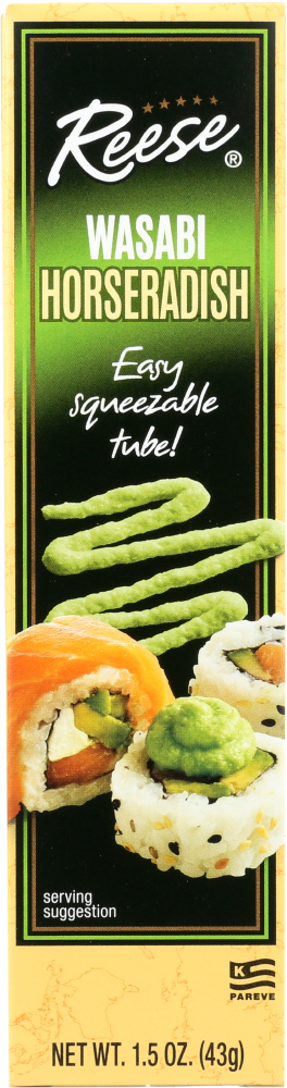 REESE: Wasabi Horseradish Squeezable Tube, 1.5 oz - 0070670005049