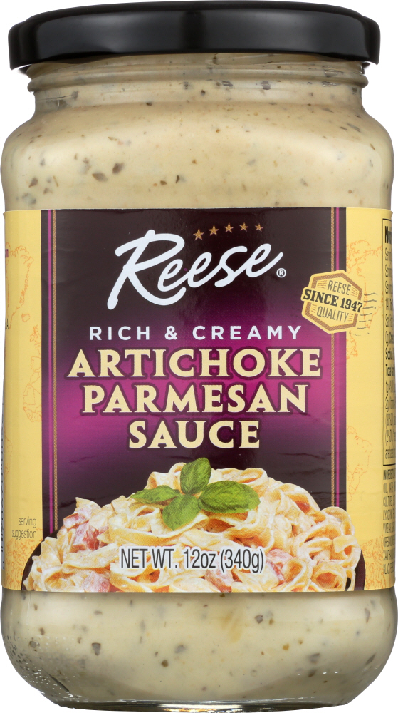 REESE: Artichoke Parmesan Sauce, 12 oz - 0070670005612