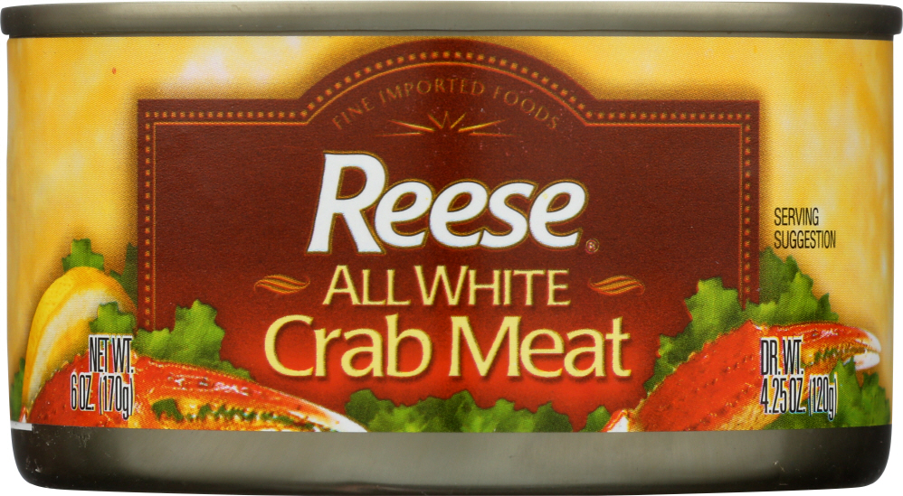 REESE: All White Crab Meat, 6 Oz - 0070670006305