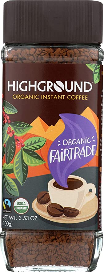 Highground Organic Instant Coffee, 3.53 Ounce - 070670010906
