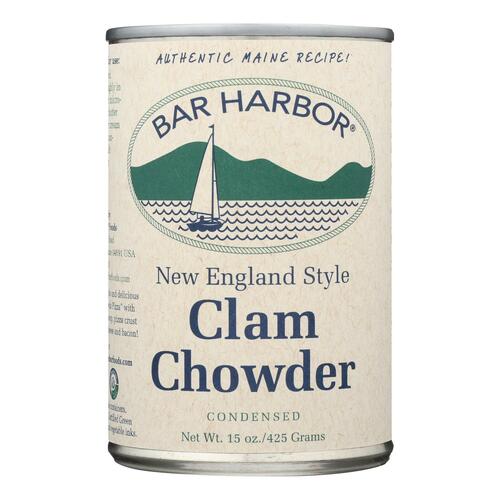 BAR HARBOR: Clam Chowder New England Style, 15 Oz - 0070718000760