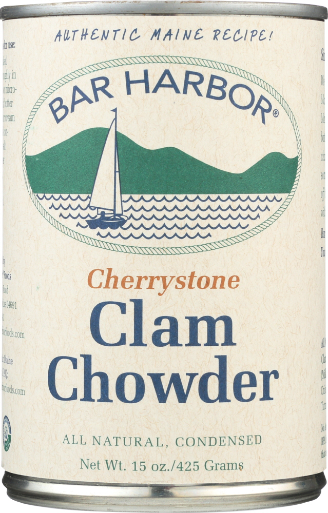BAR HARBOR: Soup Chowder Cherrystone Clam, 15 oz - 0070718000982