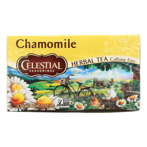 Celestial Seasonings Herbal Tea - Caffeine Free - Chamomile - 20 Bags - 0070734000102