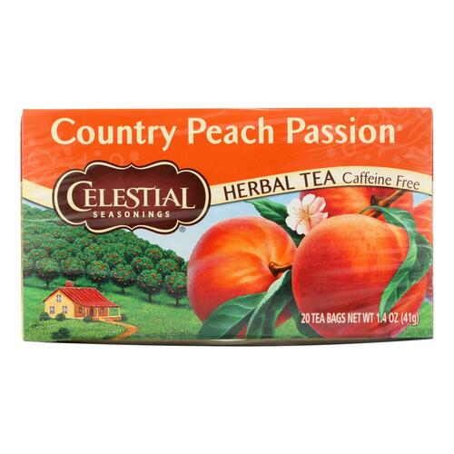 Celestial Seasonings Herbal Tea - Country P Passion - Caffeine Free - 20 Bags - 0070734053245