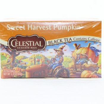 Sweet harvest pumpkin black tea bags - 0070734522673