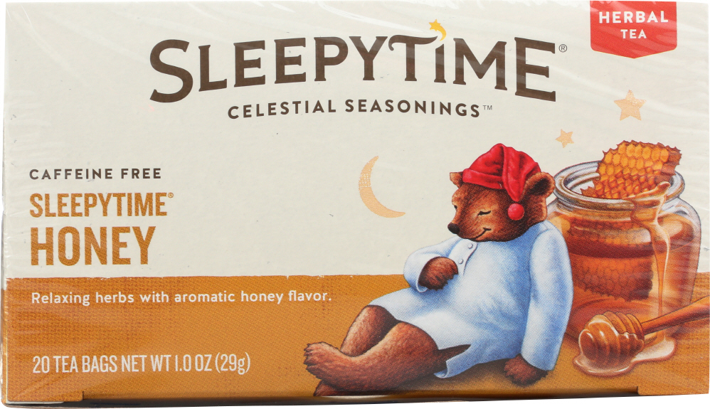 CELESTIAL SEASONINGS: Sleepytime Honey Tea Pack of 20, 1 oz - 0070734529672