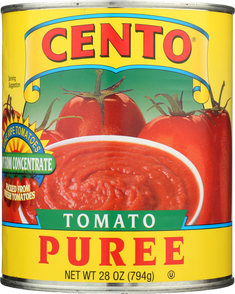 CENTO: Tomato Puree, 28 oz - 0070796300011