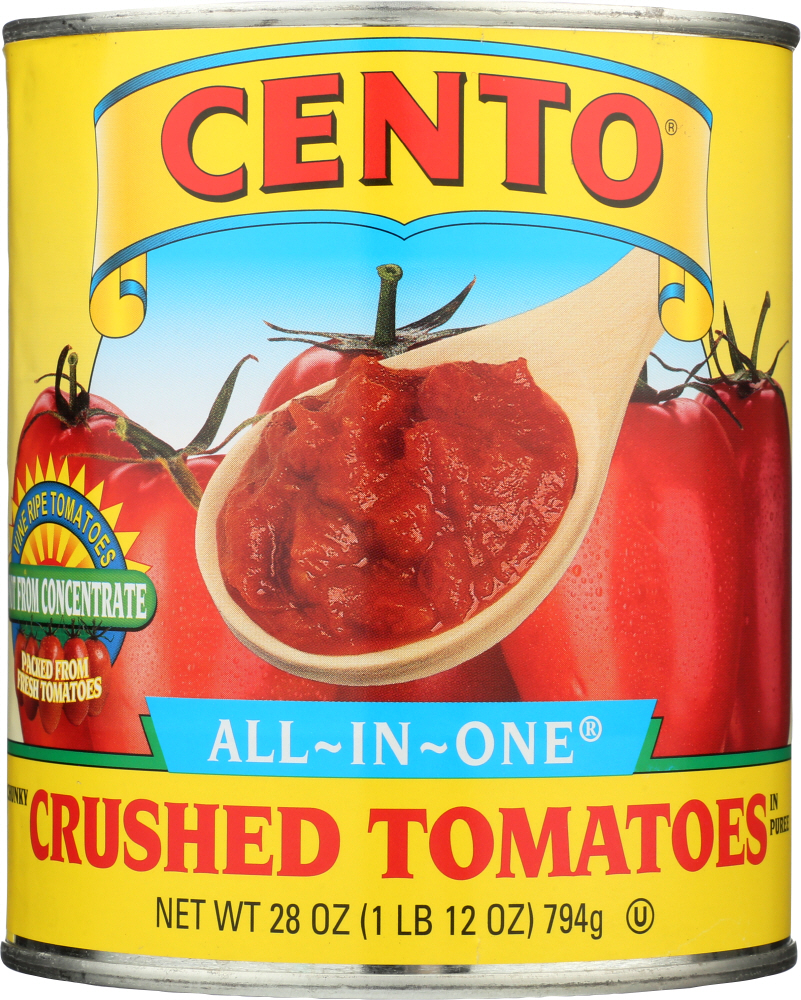 CENTO: Tomato Chunky Crashed, 28 oz - 0070796300028