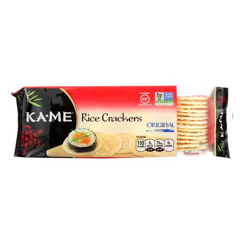 KA ME: Rice Cracker Plain Gluten Free, 3.5 oz - 0070844001013